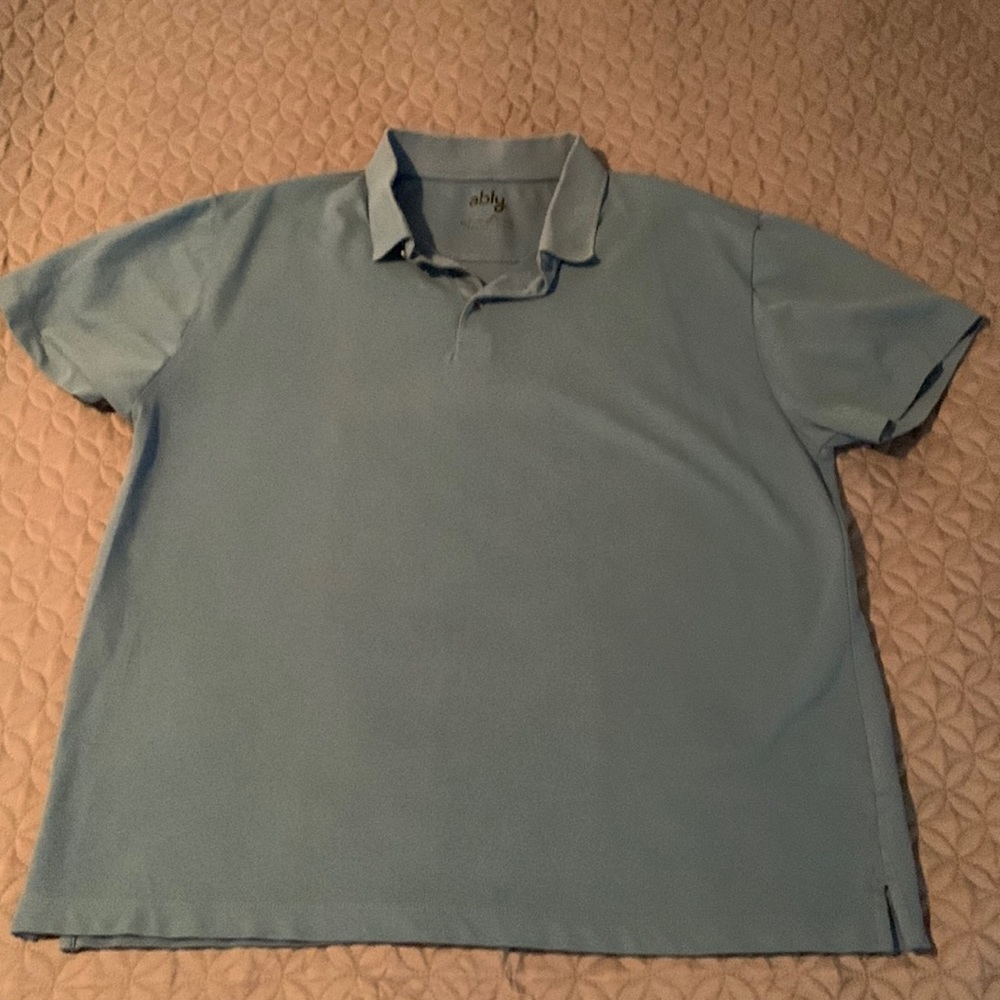 Ably apparel polo short sleeve / XL / blue